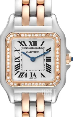 Panthere De Silverfärgad/18 karat roséguld