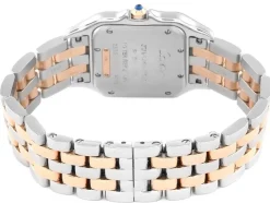 Panthere De Silverfärgad/18 karat roséguld