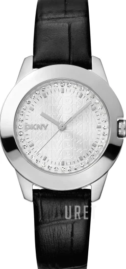 Park Ave Logo Silverfärgad/Läder Ø30 mm