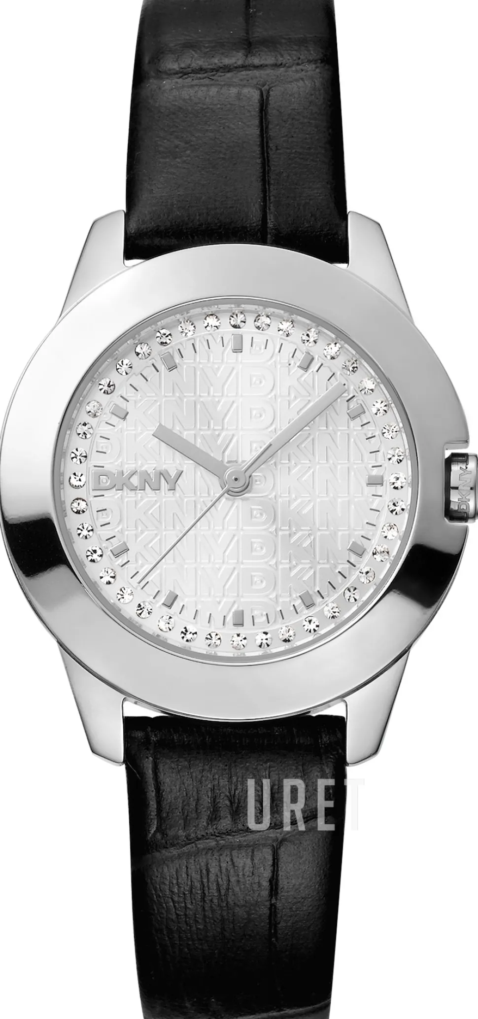 Park Ave Logo Silverfärgad/Läder Ø30 mm