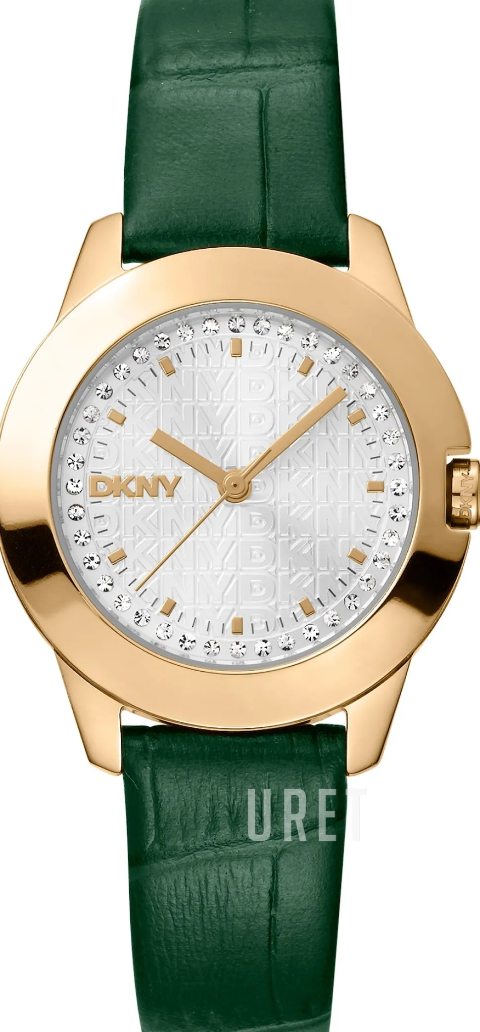 Park Ave Logo Silverfärgad/Läder Ø30 mm