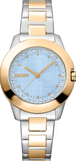 Park Ave Logo Turkos/Guldtonat stål Ø30 mm