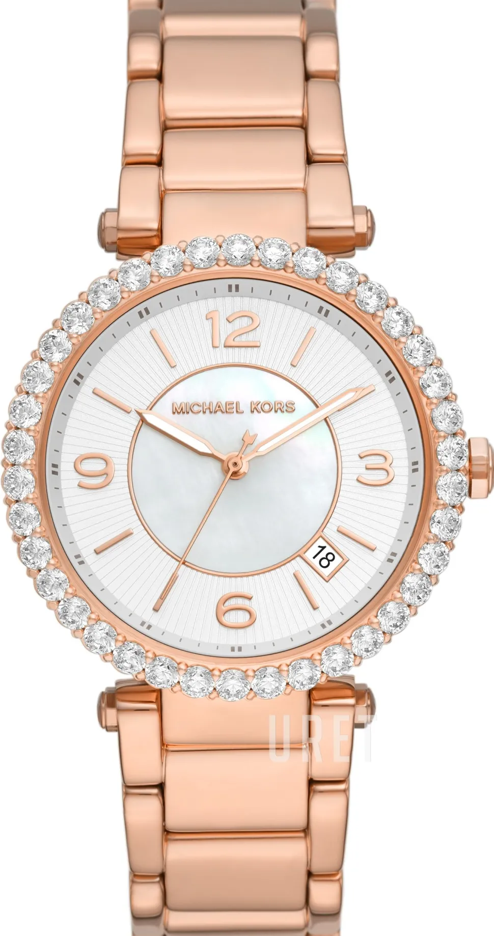 Parker Silverfärgad/Roséguldstonat stål Ø38 mm