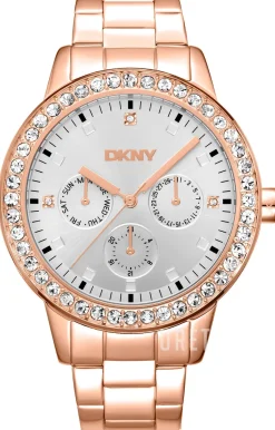 Parsons Multi Glitz Silverfärgad/Roséguldstonat stål Ø40 mm