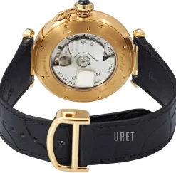 Pasha De Silverfärgad/Läder Ø41 mm