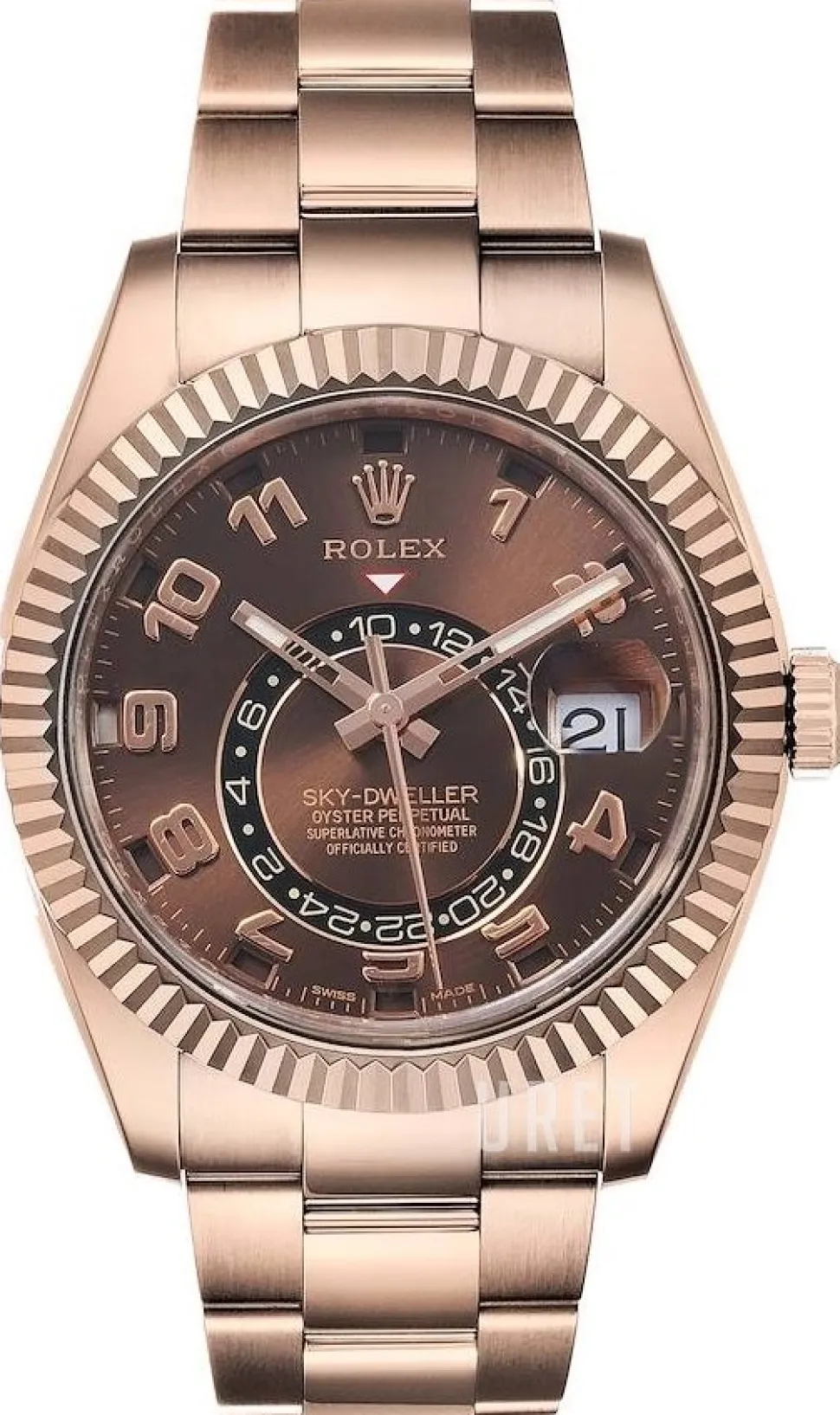 Perpetual 42 Brun/18 karat roséguld Ø42 mm