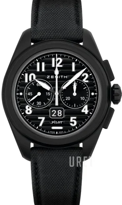 Pilot Big Date Flyback Svart/Keramik Ø42.5 mm