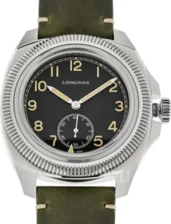 Pilot Majetek Svart/Läder Ø43 mm