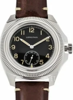 Pilot Majetek Svart/Läder Ø43 mm