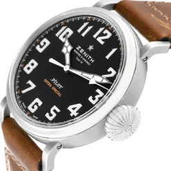 Pilot Svart/Läder Ø45 mm