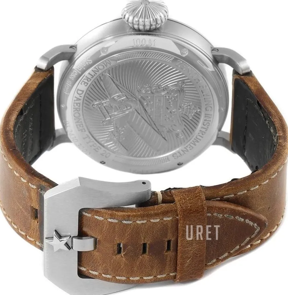 Pilot Svart/Läder Ø45 mm