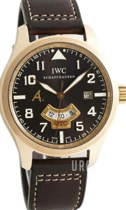 Pilots Brun/Läder Ø44 mm