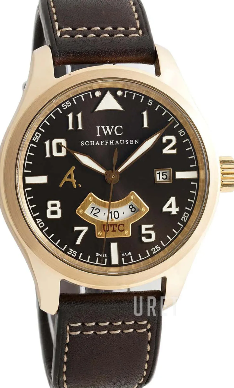 Pilots Brun/Läder Ø44 mm