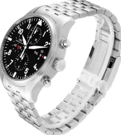 Pilots Chronograph Svart/Stål Ø43 mm