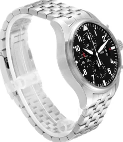 Pilots Chronograph Svart/Stål Ø43 mm