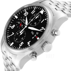 Pilots Chronograph Svart/Stål Ø43 mm