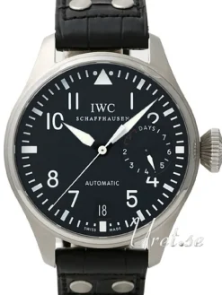 Pilots Classic Big Pilot Svart/Läder Ø46 mm