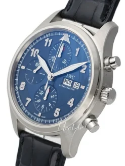 Pilots Classic Blå/Läder Ø42 mm