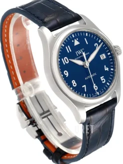 Pilots Classic Blå/Läder Ø36 mm