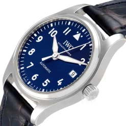 Pilots Classic Blå/Läder Ø36 mm