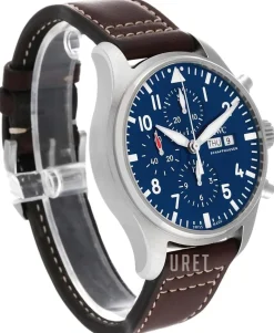 Pilots Classic Blå/Läder Ø43 mm