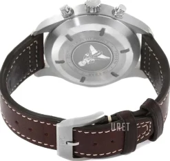 Pilots Classic Blå/Läder Ø43 mm