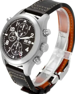 Pilots Classic Brun/Läder Ø44 mm