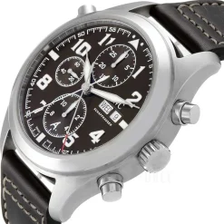 Pilots Classic Brun/Läder Ø44 mm