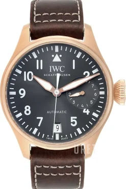 Pilots Spitfire Grå/Läder Ø46.2 mm