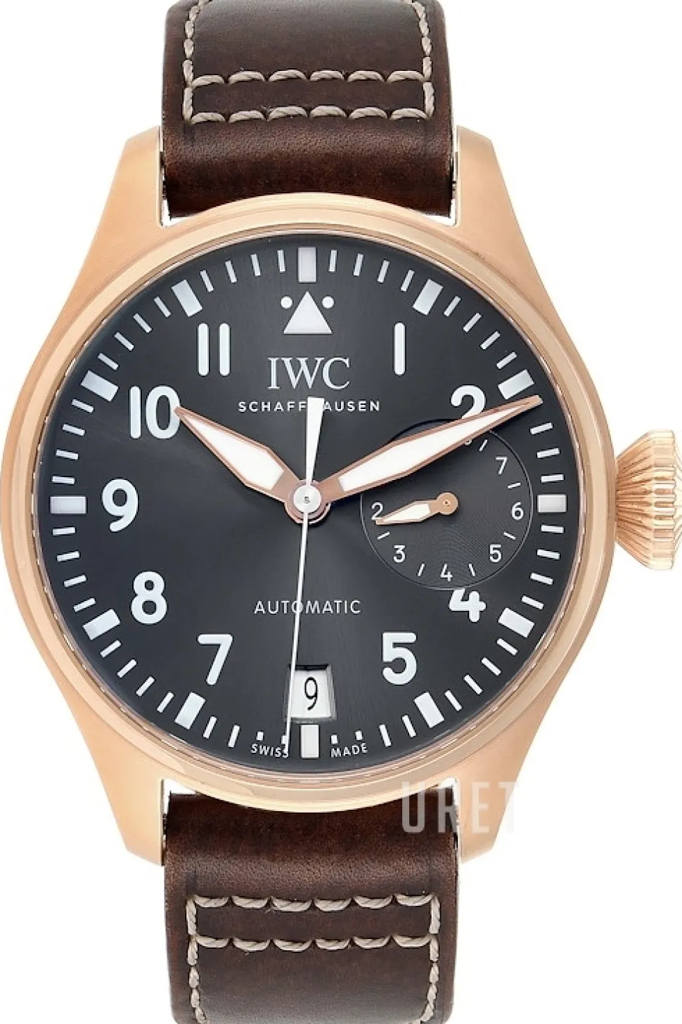 Pilots Spitfire Grå/Läder Ø46.2 mm