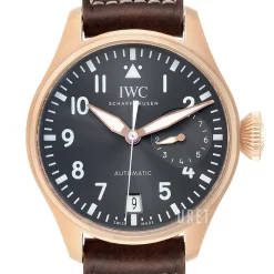 Pilots Spitfire Grå/Läder Ø46.2 mm