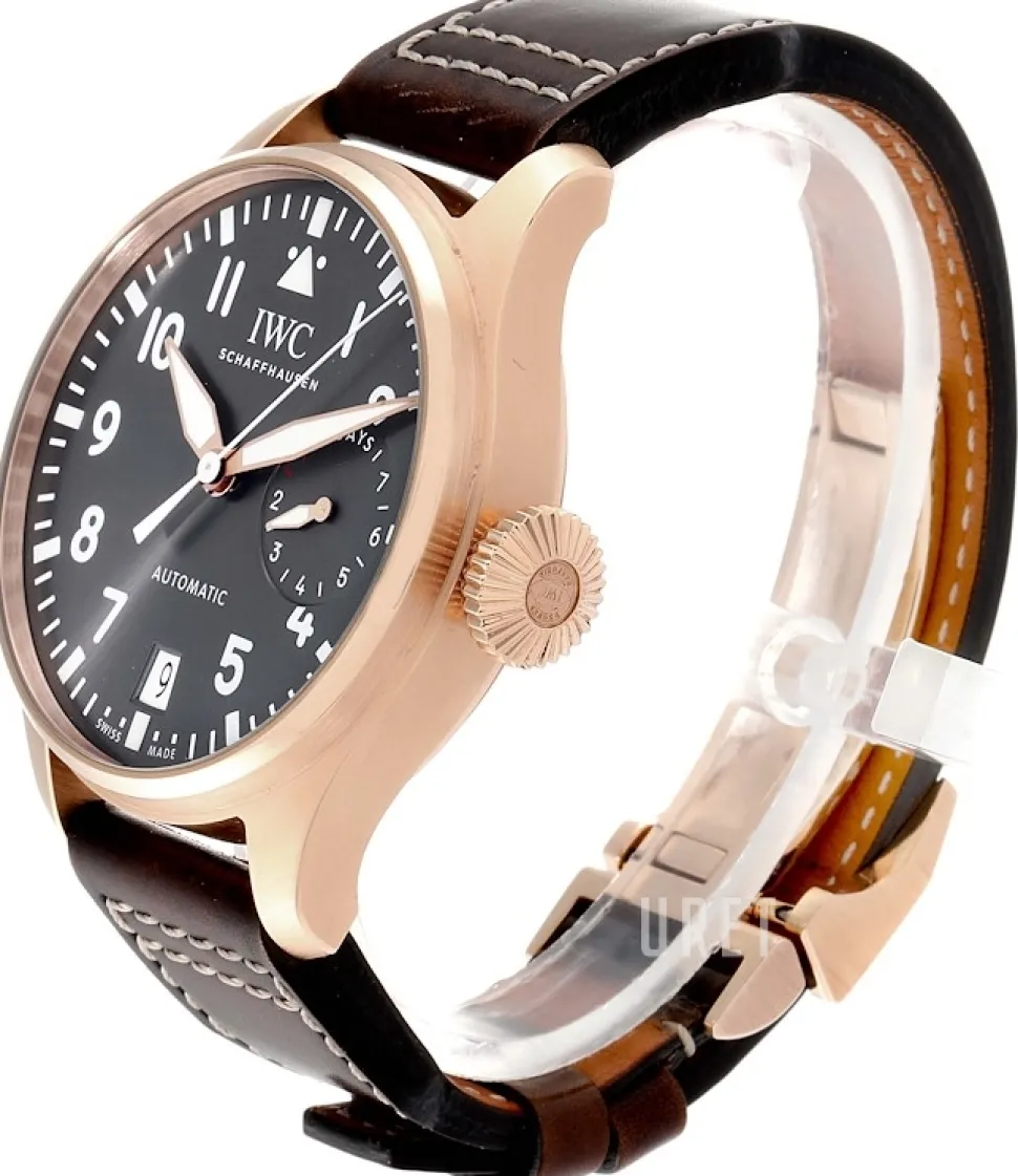 Pilots Spitfire Grå/Läder Ø46.2 mm