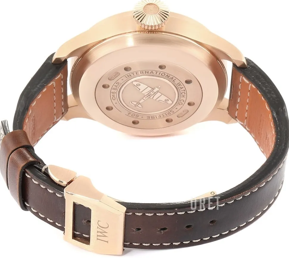 Pilots Spitfire Grå/Läder Ø46.2 mm