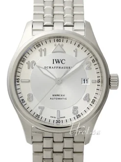 Pilots Spitfire Mark XVI Silverfärgad/Stål Ø39 mm