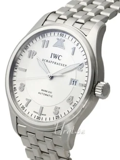 Pilots Spitfire Mark XVI Silverfärgad/Stål Ø39 mm