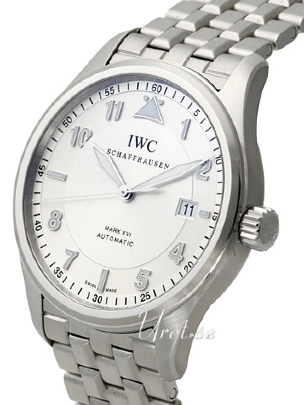 Pilots Spitfire Mark XVI Silverfärgad/Stål Ø39 mm