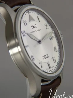 Pilots Spitfire Silverfärgad/Läder Ø38 mm