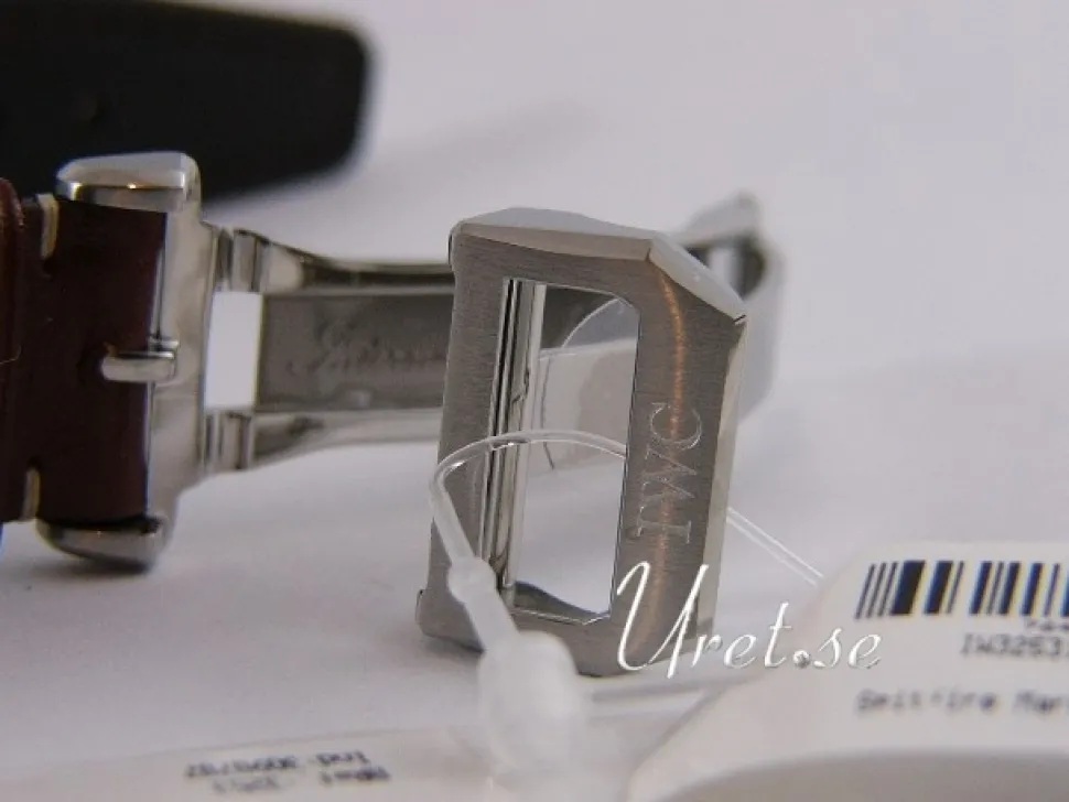 Pilots Spitfire Silverfärgad/Läder Ø38 mm