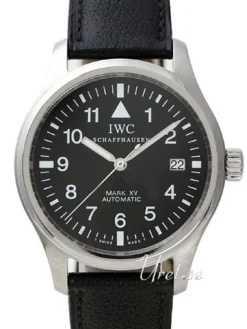 Pilots Spitfire Svart/Läder Ø39 mm