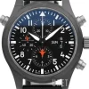 Pilots Spitfire Svart/Textil Ø42 mm