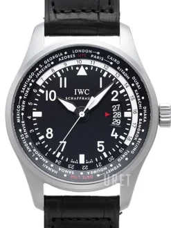 Pilots Worldtimer Svart/Läder Ø45 mm