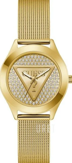 Plaque Guld/Gulguldtonat stål Ø34 mm