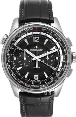 Polaris Svart/Läder Ø44 mm