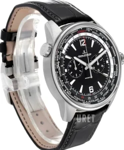 Polaris Svart/Läder Ø44 mm