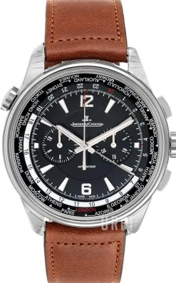 Polaris Svart/Läder Ø44 mm