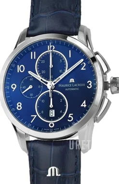 Pontos Blå/Läder Ø43 mm