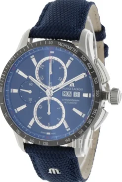 Pontos Blå/Läder Ø43 mm