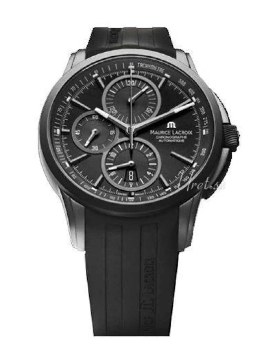 Pontos Chronographe Full Black Svart/Gummi Ø43 mm