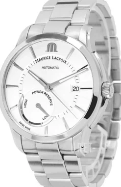 Pontos Power Reserve Silverfärgad/Stål Ø41 mm