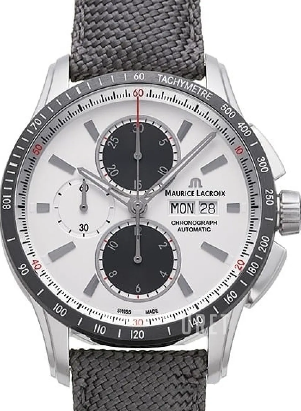 Pontos Silverfärgad/Läder Ø43 mm